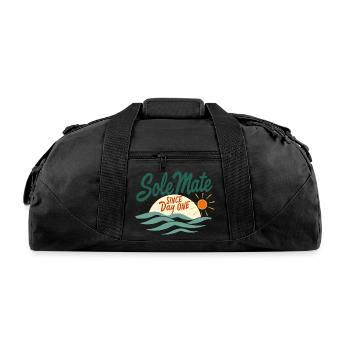 Sole Mate Since Day One - Recycled Duffel Bag - black - Front