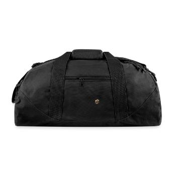 Pine Forest Nature Trees Outdoor - Recycled Duffel Bag - black - Front