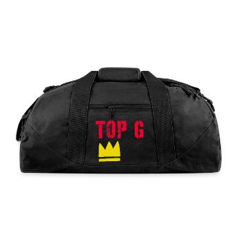 Top G - Recycled Duffel Bag - black - Front