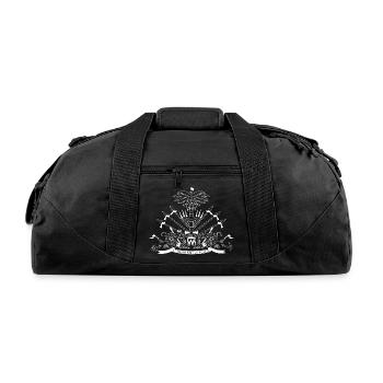 Haiti Coat of Arms - Recycled Duffel Bag - black - Front