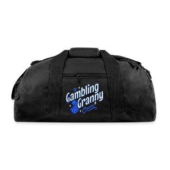 Gambling Granny Casino - Recycled Duffel Bag - black - Front
