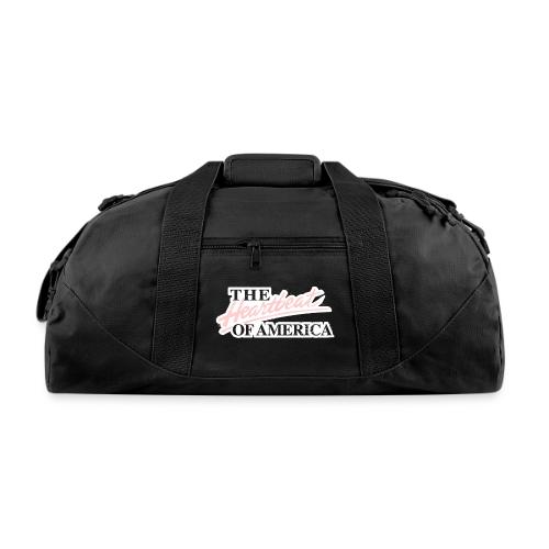 The Heartbeat of America - Recycled Duffel Bag