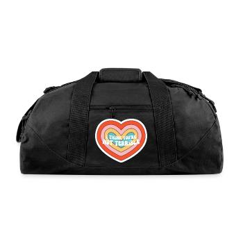 I Think You're Not Terrible - Recycled Duffel Bag - black - Front