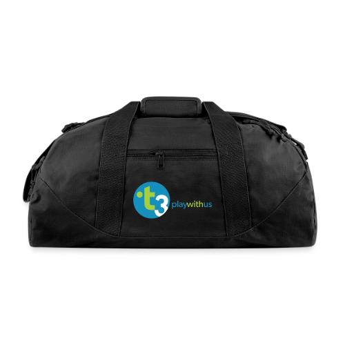 Play With Us (Tri-Color Logo) - Recycled Duffel Bag