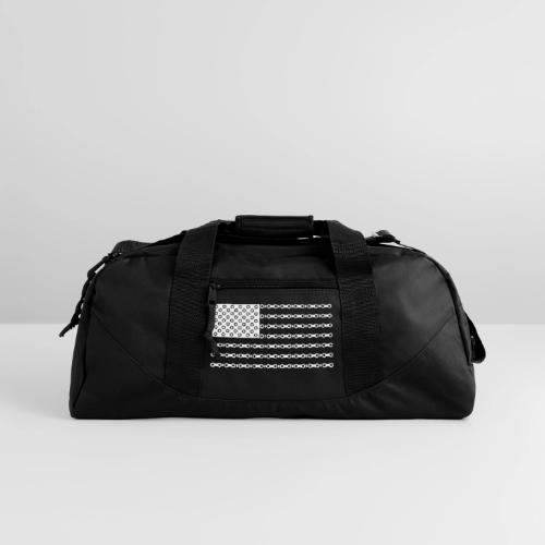 Bicycle Chain American Flag - Recycled Duffel Bag