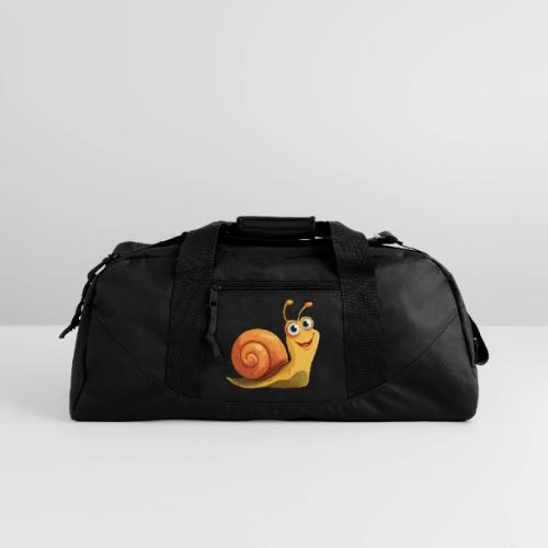 Happy Cartoon Snail with a Smile - Recycled Duffel Bag