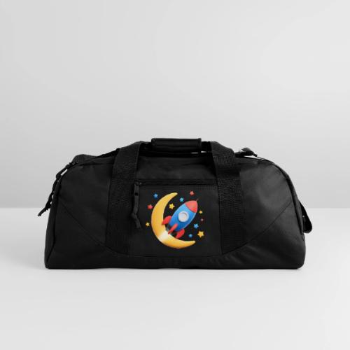 Rocket to the Crescent Moon - Recycled Duffel Bag