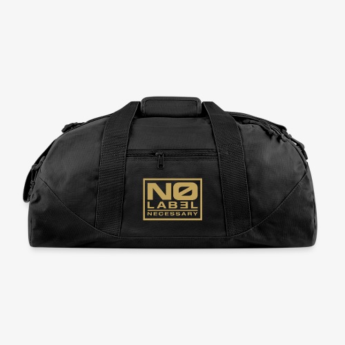 No label necessary gold logo - Recycled Duffel Bag
