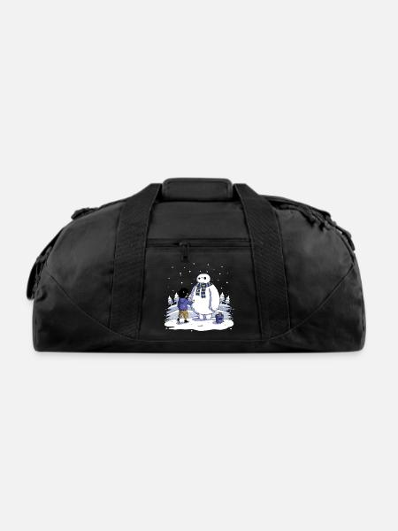 Big Snowman - Recycled Duffel Bag - black