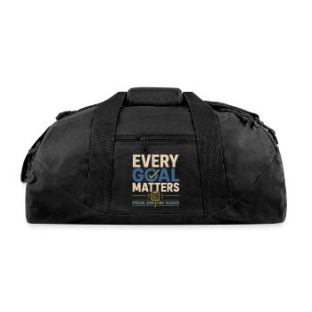 Every Goal Matters - Recycled Duffel Bag - black - Front