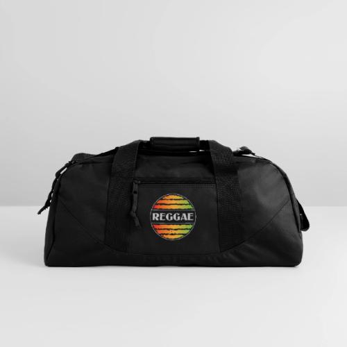 Reggae celebration vibrant rasta music design - Recycled Duffel Bag