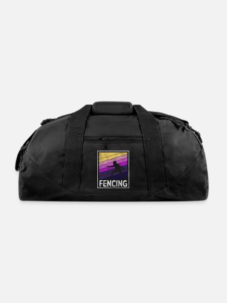 Fencing Sport Sport Fencing - Recycled Duffel Bag - black