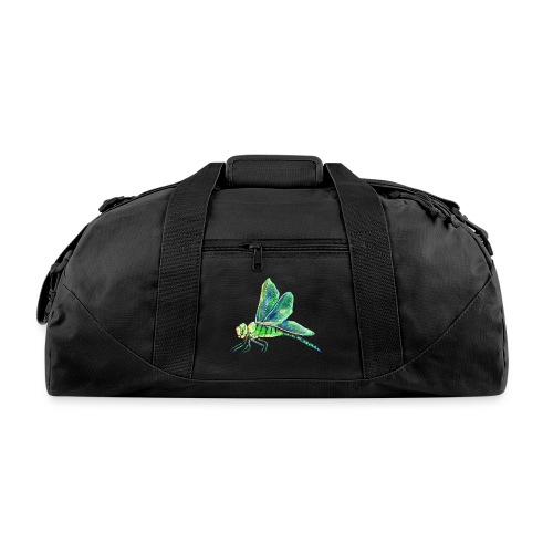 green dragonfly - Recycled Duffel Bag
