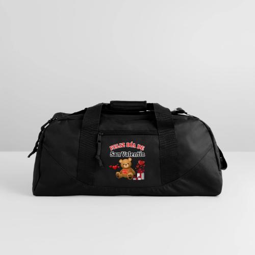 Valentine's Day Celebration Bears Love Hearts. - Recycled Duffel Bag