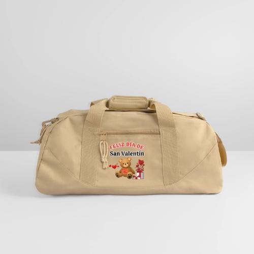 Valentine's Day Celebration Bears Love Hearts. - Recycled Duffel Bag