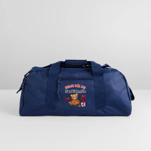 Valentine's Day Celebration Bears Love Hearts. - Recycled Duffel Bag