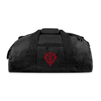 Mobile Suit Gundam Thunderbolt Zeon - Recycled Duffel Bag - black - Front