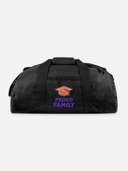 Proud Family: Graduation - Recycled Duffel Bag - black