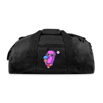 Ice Cream - Recycled Duffel Bag - black - Front