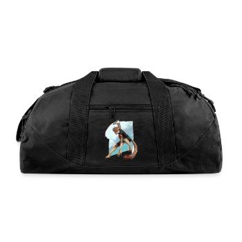 Lupine Acrobat with Arc Blade - Recycled Duffel Bag - black - Front