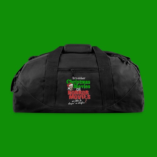 Christmas Sleighin' or Slayin' - Recycled Duffel Bag