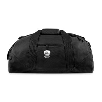 Wrestling Master Hobby Wrestler Wrestle - Recycled Duffel Bag - black - Front