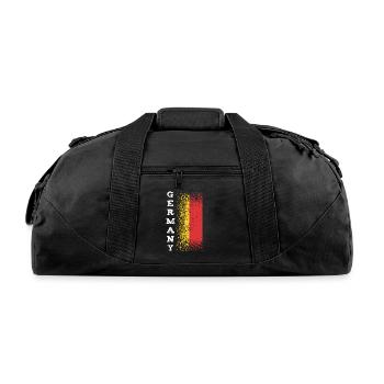Germany - Recycled Duffel Bag - black - Front