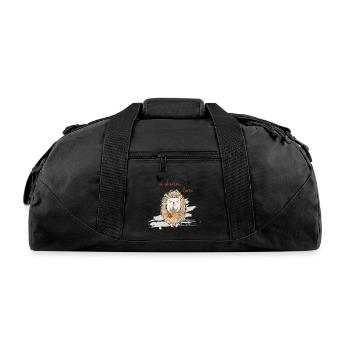 Leaf Autumn Tree Orange Fall Leaves Season - Recycled Duffel Bag - black - Front