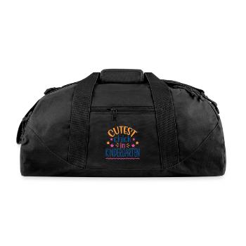 Cutest Chick In Kindergarten - Recycled Duffel Bag - black - Front