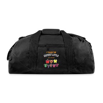 The Cutest Little Monsters - Recycled Duffel Bag - black - Front