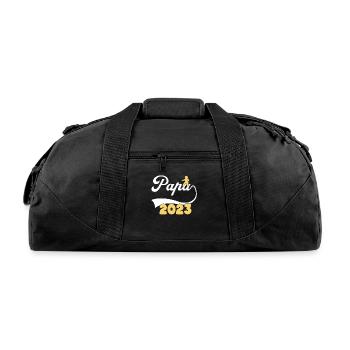 papa 2023 - Recycled Duffel Bag - black - Front
