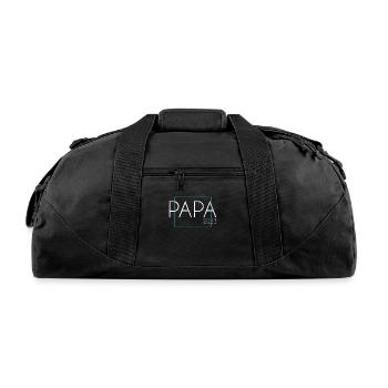 papa 2023 - Recycled Duffel Bag - black - Front