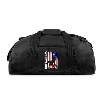 Wrestling - Recycled Duffel Bag - black - Front
