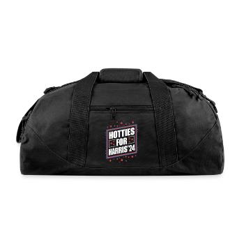 Hotties For Kamala Harris - Recycled Duffel Bag - black - Front