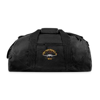 A-10A Thunderbolt II - Recycled Duffel Bag - black - Front