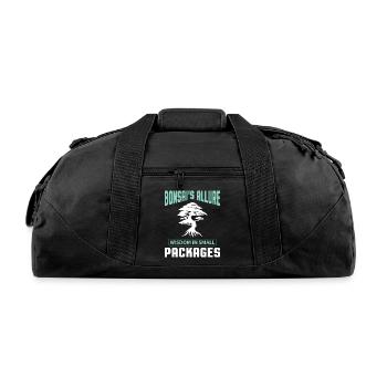 Bonsai Tree - Recycled Duffel Bag - black - Front