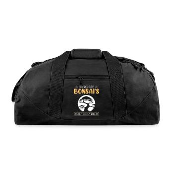 Bonsai Tree - Recycled Duffel Bag - black - Front
