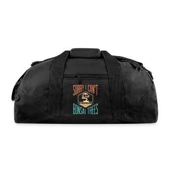 Bonsai Tree - Recycled Duffel Bag - black - Front