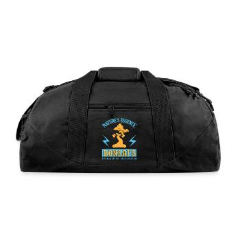 Bonsai Tree - Recycled Duffel Bag - black - Front