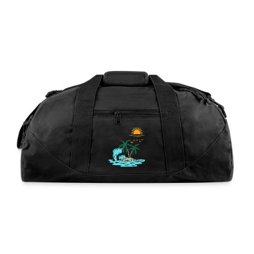 Retro Sunset Graphics - Recycled Duffel Bag