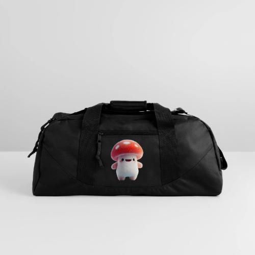 Mushroom: Red Forest Friend - Recycled Duffel Bag