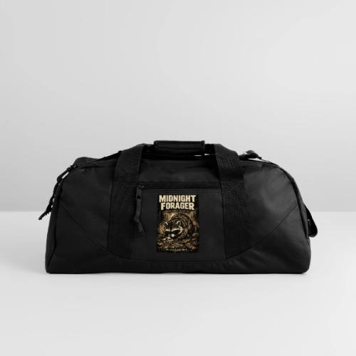 Midnight Forager Raccoon Mushroom Hunter - Recycled Duffel Bag