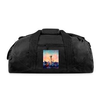 Digital Dreams of Pompeii: Liquid Antiquity  - Recycled Duffel Bag - black - Front