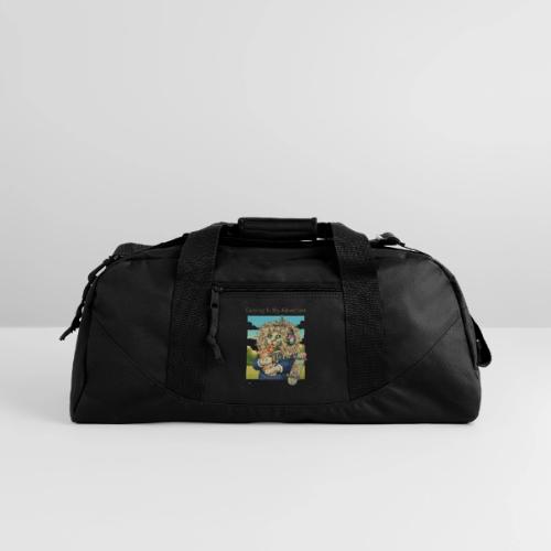 Gaming Cat Adventure: Pizza & Skates - Recycled Duffel Bag