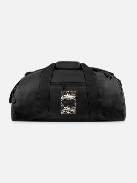 Sydney Opera Harbour Koala Scene - Recycled Duffel Bag - black
