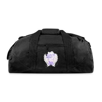 Wings of the Wind Rider - Recycled Duffel Bag - black - Front