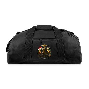 CLS Chicago Life Saver Christmas Santa Skull EMT S - Recycled Duffel Bag - black - Front