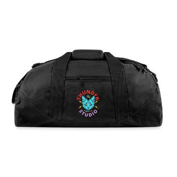 Thunder Cat Studio - Recycled Duffel Bag - black - Front