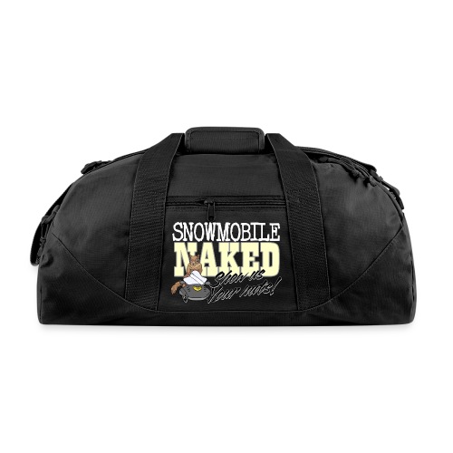 Snowmobile Naked - Recycled Duffel Bag