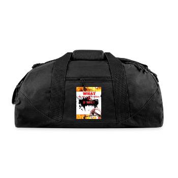 SAY NO TO RELIGIOUS VIOLENCE - Recycled Duffel Bag - black - Front